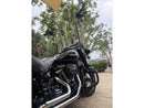 Harley Davidson FLSL [2018-2021] – MX-Style Trittbretter Satin Schwarz-12