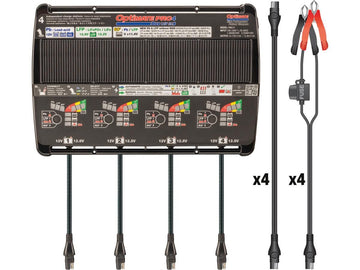 Harley Davidson-Pro-4 Duo 12V 5A Caricatore a batteria diagnostica automatica X 4