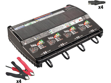 Harley Davidson-Pro-4 Duo 12V 5A Caricatore a batteria diagnostica automatica X 4 - 0
