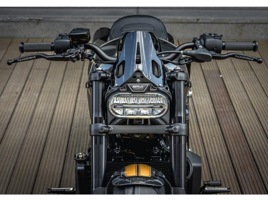 Harley Davidson Sportster S RH1250S [2021-2025] – SP-S Windschutzscheiben-Kit Schwarz