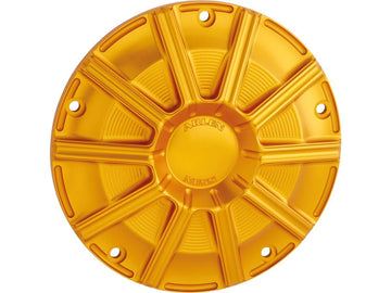 Harley Davidson Touring [2016-2024] -10-Gauge Derby Cover Gold anodizzato - 0