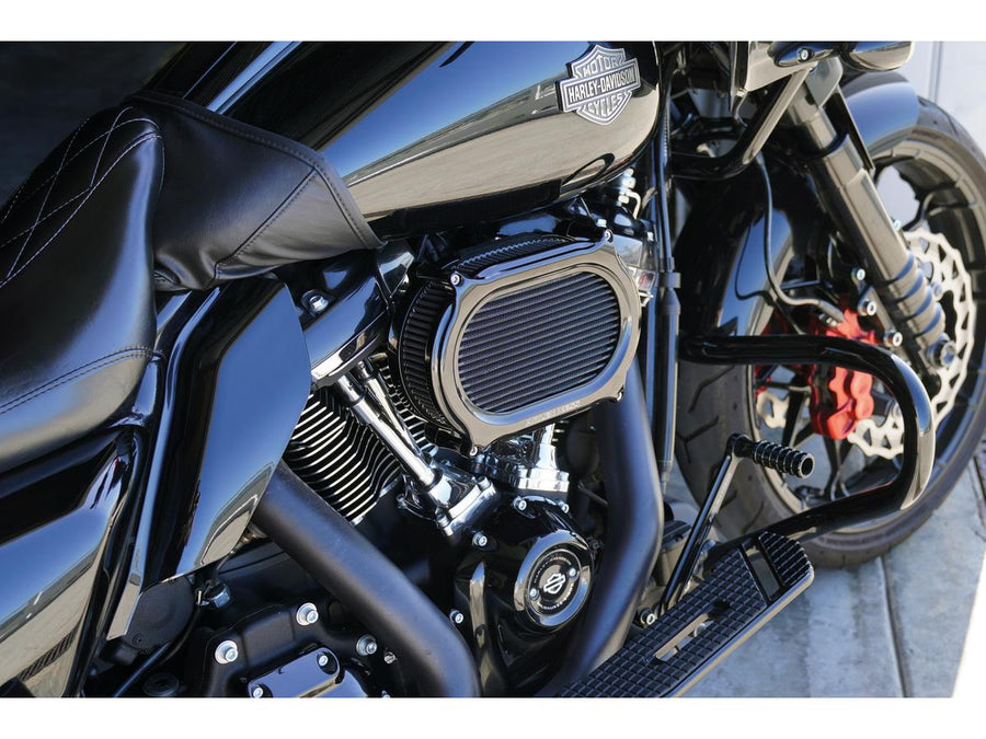 Harley Davidson FLFBS 114 [2018-2020] – Stage 2 Oval Upgrade Luftfilter Schwarz