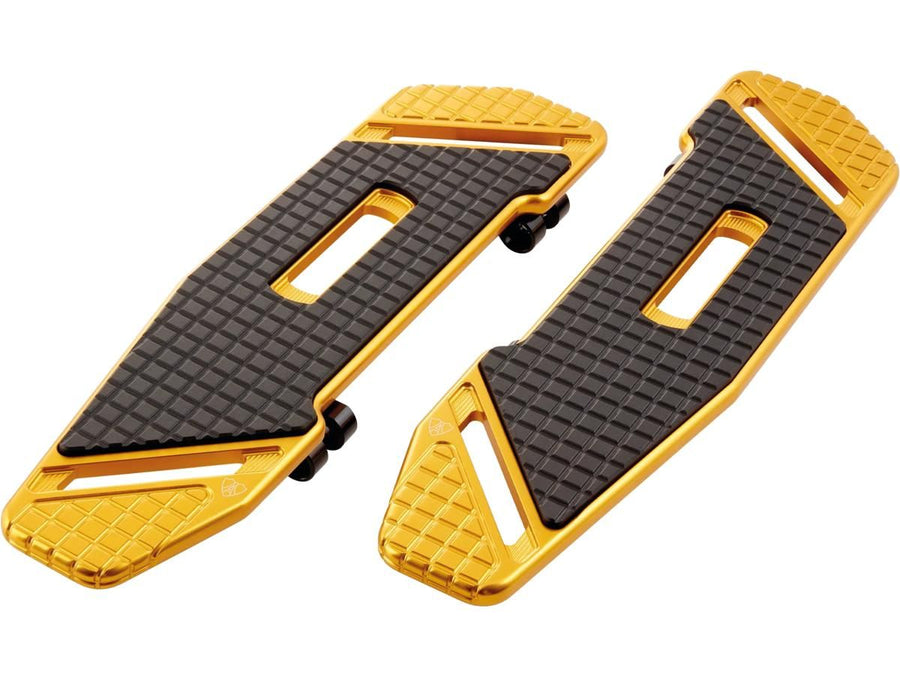 Harley Davidson Touring [1985-2025] -Speedliner Driver's Footrest Gold anodizzato
