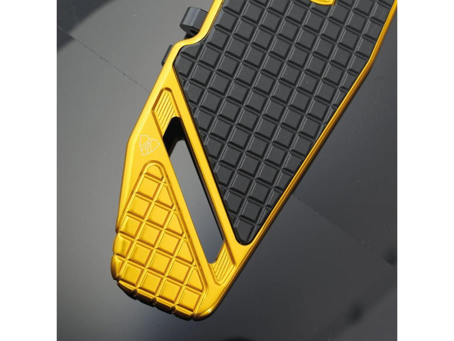 Harley Davidson Touring [1985-2025] -Speedliner Driver's Footrest Gold anodizzato