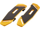 Harley Davidson Touring [1985-2025] -Speedliner Driver's Footrest Gold anodizzato-4