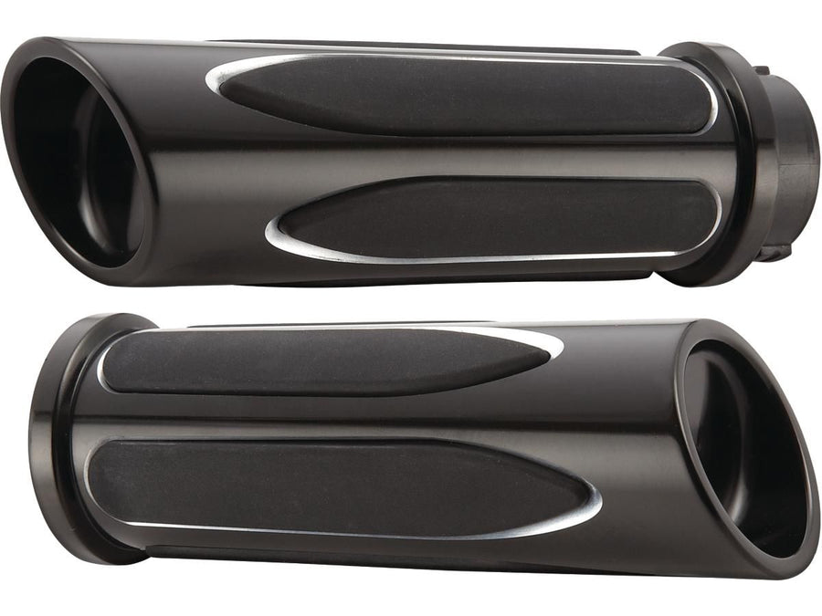 Harley Davidson Sportster [1976-2020] -Deep Cut Comfort gestisce Black Aneodized 1 "