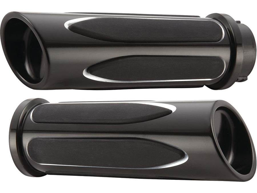 Harley Davidson Sportster [1976-2020] -Deep Cut Comfort gestisce Black Aneodized 1 "
