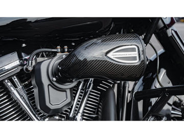 Harley Davidson Softail [2016-2017] – C4-Serie Luftfilter Glanz Carbon Schwarz Ops - 0