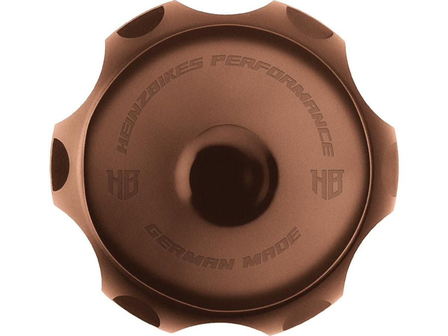 Harley Davidson Sportster [1996-2020] – Leistungsstarker belüfteter Tankdeckel Bronze