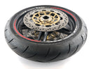 Triumph Speed ​​Triple 1050 515NJ [2005] - ruota della ruota anteriore con disco freno e pneumatici-1