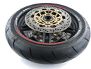 Triumph Speed ​​Triple 1050 515NJ [2005] - ruota della ruota anteriore con disco freno e pneumatici-4