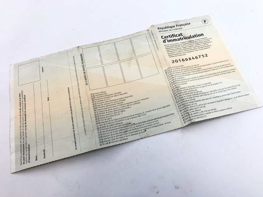 Honda ST 1100 SC26 Pan European [1990] - Frame with papers