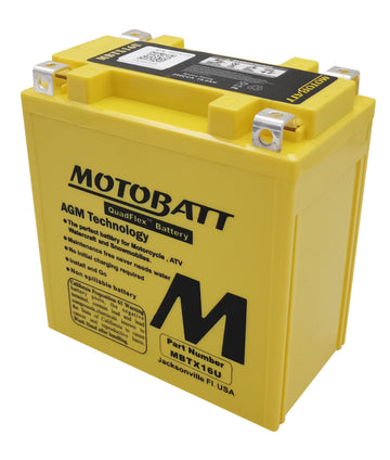 POLARIS 800 RMK 155 [2012-2014] - MBTX16U Yellow 12V19Ah 270CCA