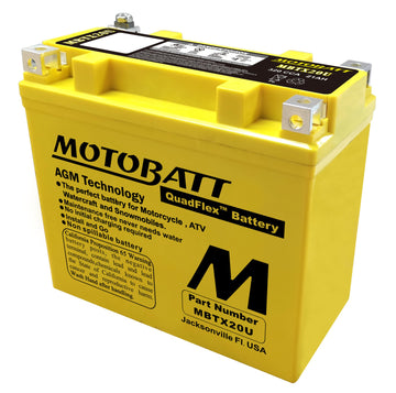 SKI DOO GSX 600 [2005-2007] - MBTX20U Yellow 12V22.5Ah 335CCA