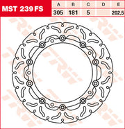 Disco freno flottante - MST239FS