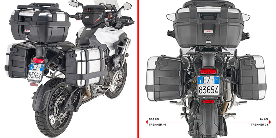 Triumph Tiger 1200 GT Explorer [GIVI] - portavaligie laterale PL ONE-FIT per configurare valigie laterali MONOKEY®