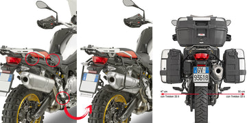 BMW F 750 GS [GIVI] - Seitenkoffer-Träger abnehmbar für MONOKEY® oder RETRO FIT Koffer