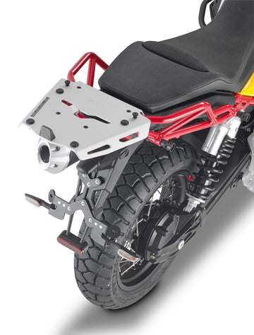 Moto Guzzi V85 TT [2019–2023] – Alu-Träger für Monokey Koffer, eloxiert, max