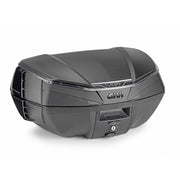 V49 AIR Monokey Topcase mit Wingflow System – schwarz, mit getöntem Reflektor, 49 Liter