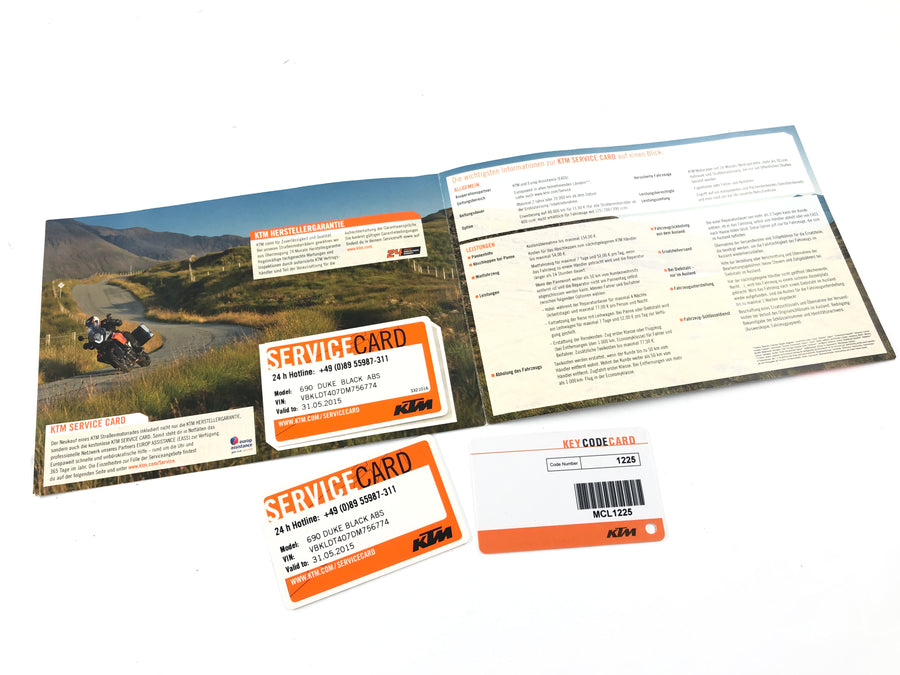 KTM Duke 690 A3 [2012] - Service Booklet