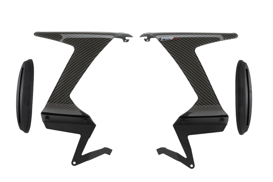 KAWASAKI ZX-6R NINJA [2025] – Spoiler laterale gara – Nero opaco