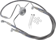 Default Title harley davidson flhri [DRAG SPECIALTIES] - Kit tubi freno in acciaio inox in versione estesa