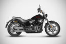 harley-davidson street bob [ZARD] – Silenziatore slip-on sovrapposto per HD-SOFTAIL M8-6