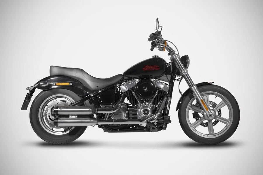 harley-davidson street bob [ZARD] – Silenziatore slip-on sovrapposto per HD-SOFTAIL M8