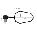 Specchietti manubrio 2 pezzi [marchio E] - KTM RC 125 390 690 790 890 1290 Duke vista frontale