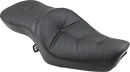 harley-davidson sportster s [DRAG SPECIALTIES] – Flat vinyl double-trough seat-1