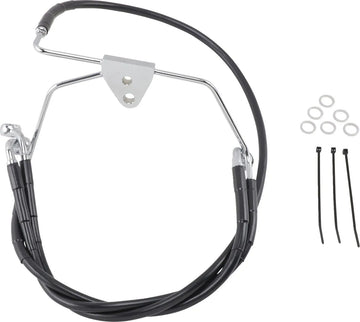 Harley Davidson flhtcui [DRAG SPECIALTIES] - Kit linea freno estesa in vinile nero