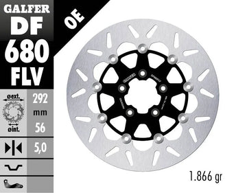Harley-Davidson XL 883 R Roadster [2010, 2013, 2014-2015] - Floating brake disc round - picture 2
