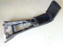 Porsche Panamera Turbo [2010] - Center console front black leather armrest-3