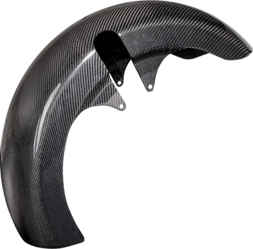 Harley Davidson Touring [ARLEN NESS] – Parafango anteriore fat wrapper da 21" in fibra di carbonio - 0