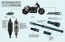 Harley-Davidson FXFBS 1868 Softail Fat Bob 114 [2020, 2022] - Sospensioni anteriori AXEO43 Performance - Immagine 8
