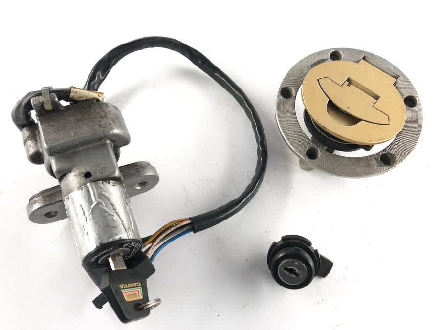 Cagiva Mito 125 Evo 8p [1996] - Castle Set Accendition Lock and Fuel Lid