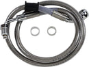 Harley Davidson flde [DRAG SPECIALTIES] - Tubazione freno estesa in acciaio inossidabile-2
