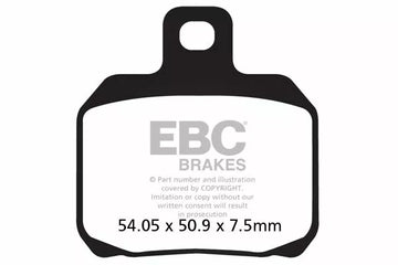 DUCATI 1098 Streetfighter [EBC] -Half Sorted Brake Pads