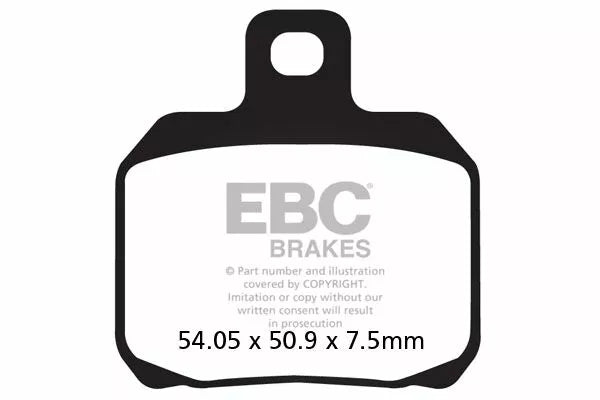 DUCATI 848 Streetfighter [EBC] -Half Sorted Brake Pads