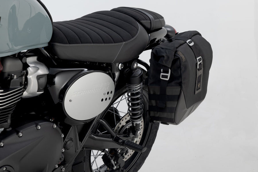 Triumph Street Cup 900 [2018-2020] - Sistema di borse laterali Legend Gear LC2 Brown Edition sinistra - immagine 5