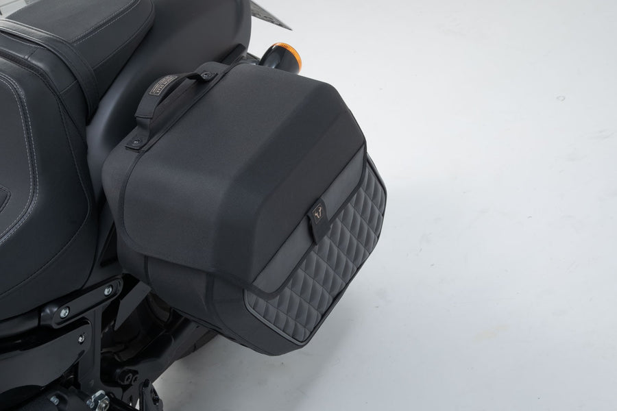Harley-Davidson FXFB 1750 Softail Fat Bob 107 [2018-2021] - Sistema di borse laterali Legend Gear LH2 sinistra - foto 2