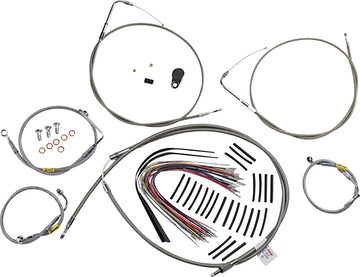 Harley Davidson Touring [BURLY BRAND] - set di montaggio maniglia per modelli Touring più vecchi con manubri Bagger Bar