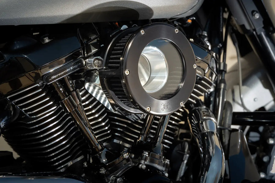 Harley-Davidson FLRT 1690 Freewheeler [2015-2016] - Kit filtro aria BA - Superficie: nero, trasparente - Immagine 2