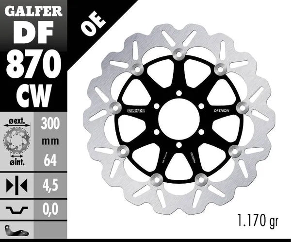 Ducati 620 Multistrada Dark [2005-2006] - Bremsscheiben – Bild 4