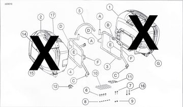 Buell XB 12 Ulisse [2006-2010] - Caso Carrier