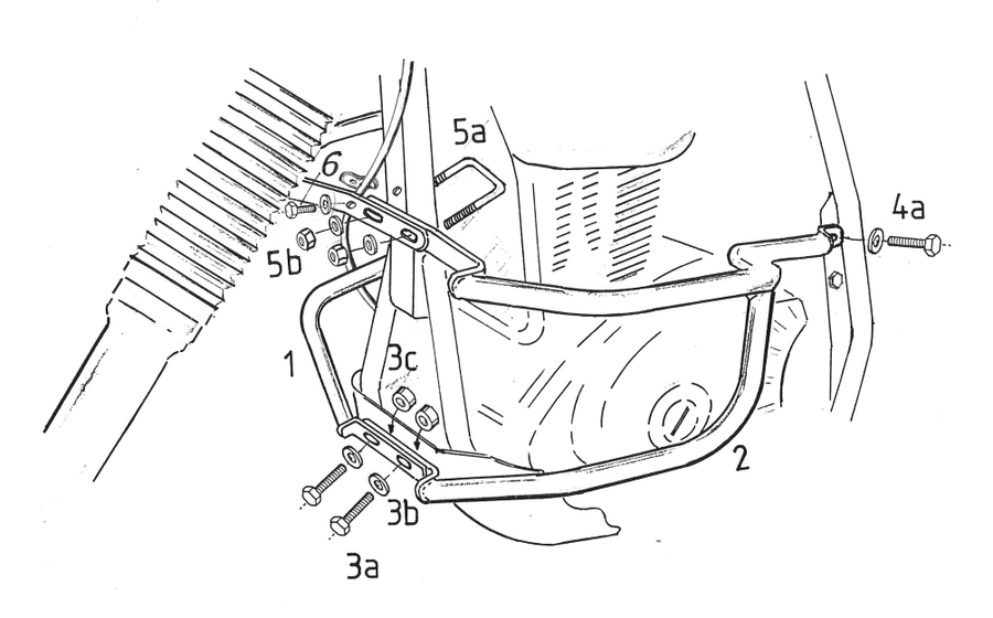 Suzuki DR 650 R [1992-1994] - motor protection bar