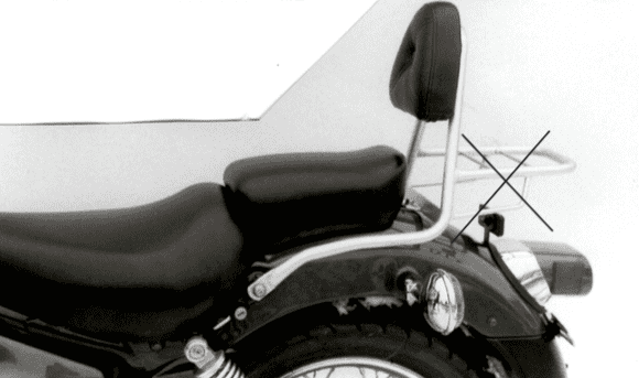 Yamaha XV 125 Virago [1997-2002] - Gepäckträger