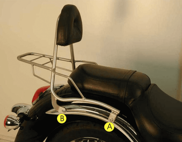 Kawasaki VN 900 CLA [2006-2017] - Sissybar con ponte per bagagli