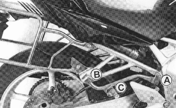 Yamaha FZ 6 [2004-2006] - Soziusfußrasten-Tieferlegung
