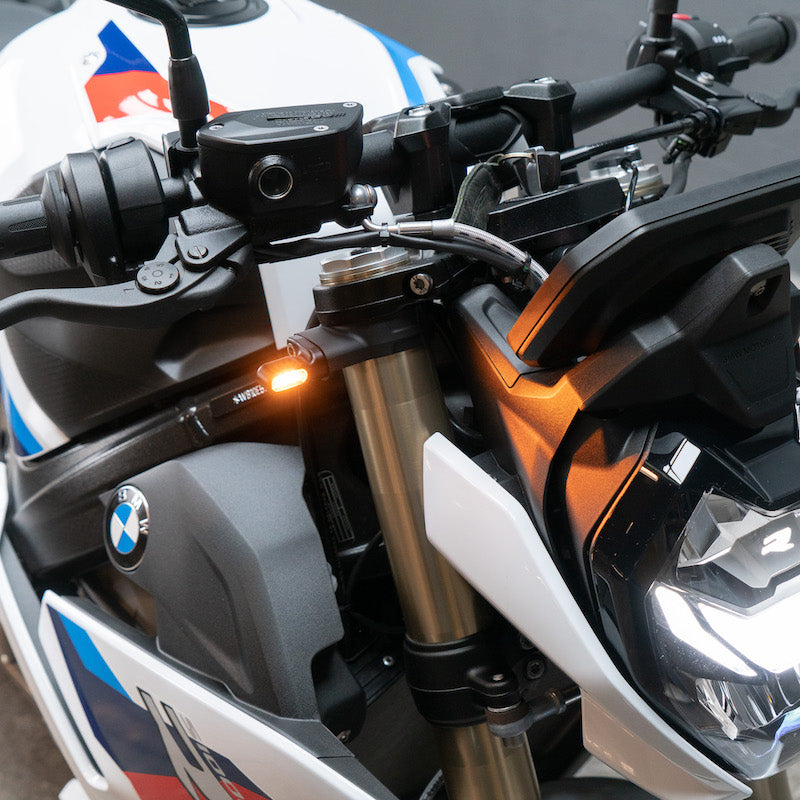 BMW R nineT 1200 Urban G/S (niedriger Auspuff) [2017-2023] - BMW Blinker Type One Short (paar)